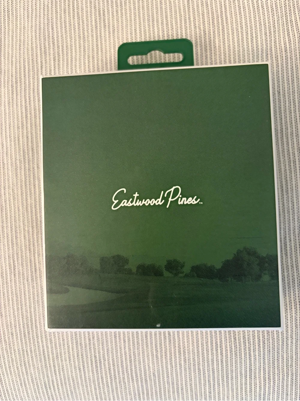 Eastwood Pines Green Needlepoint Golf  Bear Flask - Men Accessories